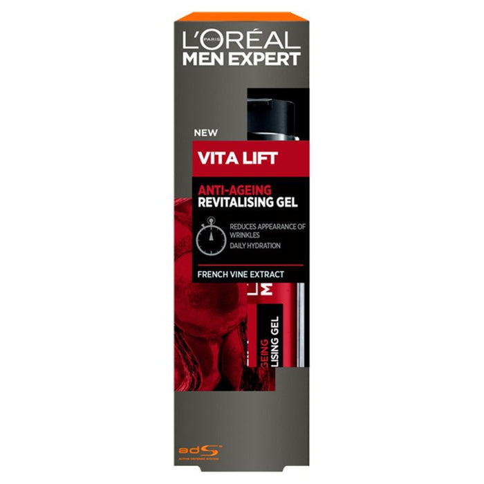 L'Oreal Men Expert Vita Lift Anti Wrinkle & Hydrating Gel Moisturiser 50ml