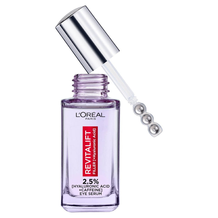 L'Oréal Paris 2,5% Hyaluronic Acid Eye Replumps et De Puffs Eye 20ml