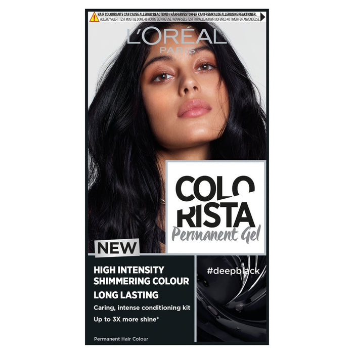 L'Oreal Paris Colorista Black Deep Black Permanente Gel Cabello Tinte