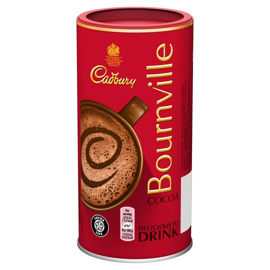 Cadbury Bournville Hot Chocolate Cocoa Powder 250g - Special Offer