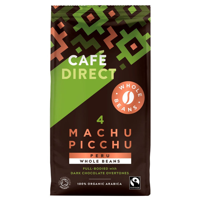 CafeDirect Fairtrade Organic Machu Picchu Pérou Bais 227g