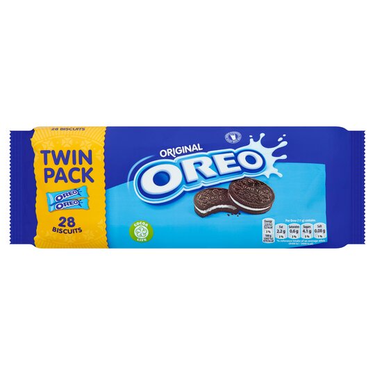 Galletas Sandwich Originales Oreo Vainilla 2 x 145g 