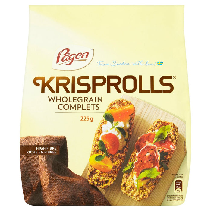 Pagen Krisprolls entier complète 225g