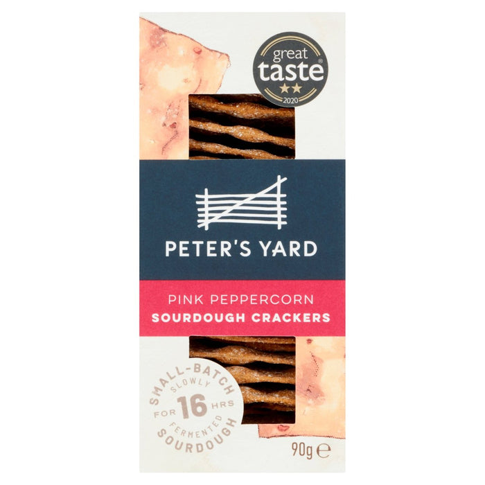 Peter's Yard Pink Peppercorn Sourdough Crackers 90G