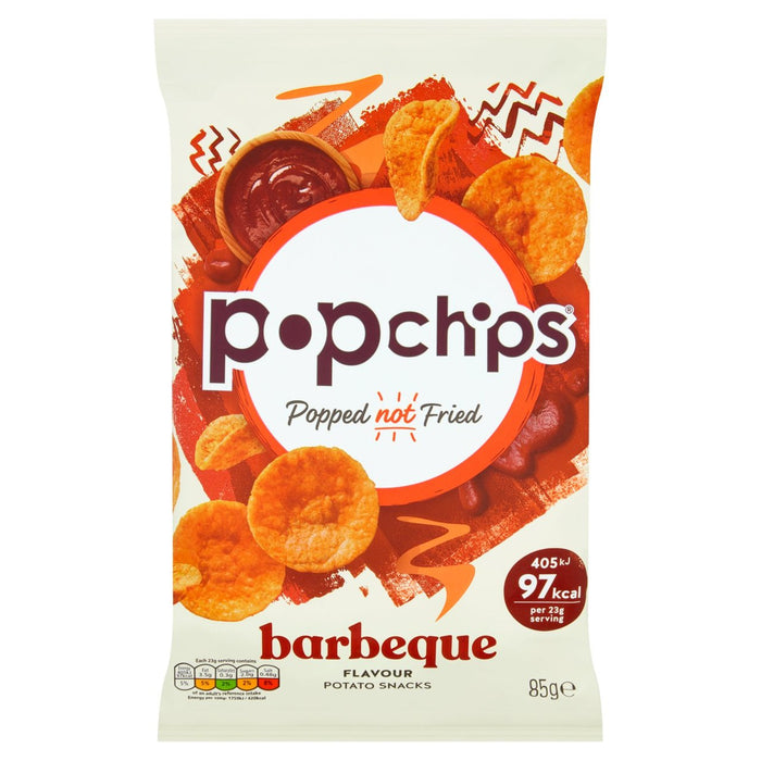 Barbelle popchips Crips de pommes de terre sur les pommes de terre 85G