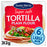 Santa Maria Grande Tortilla de farine à plaine 6 par paquet