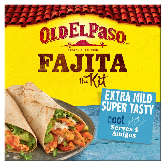 Old El Paso Kit de Fajitas Extra Suaves Súper Sabrosas 476g 