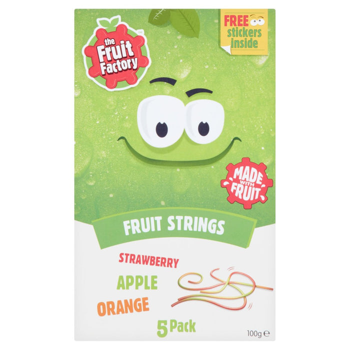 The Fruit Factory Strawberry Apple &amp; Orange Fruit Strings 100g 