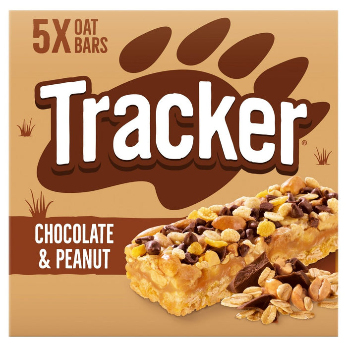 Tracker Chocolate & Peanut Oat Bars 5 x 26g