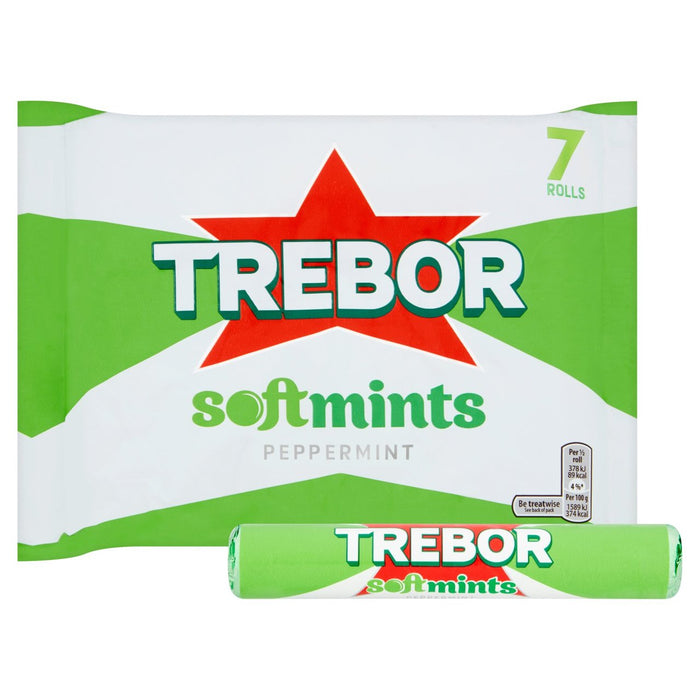 Trebor SoftMints à la menthe poivrée Rolls 314G