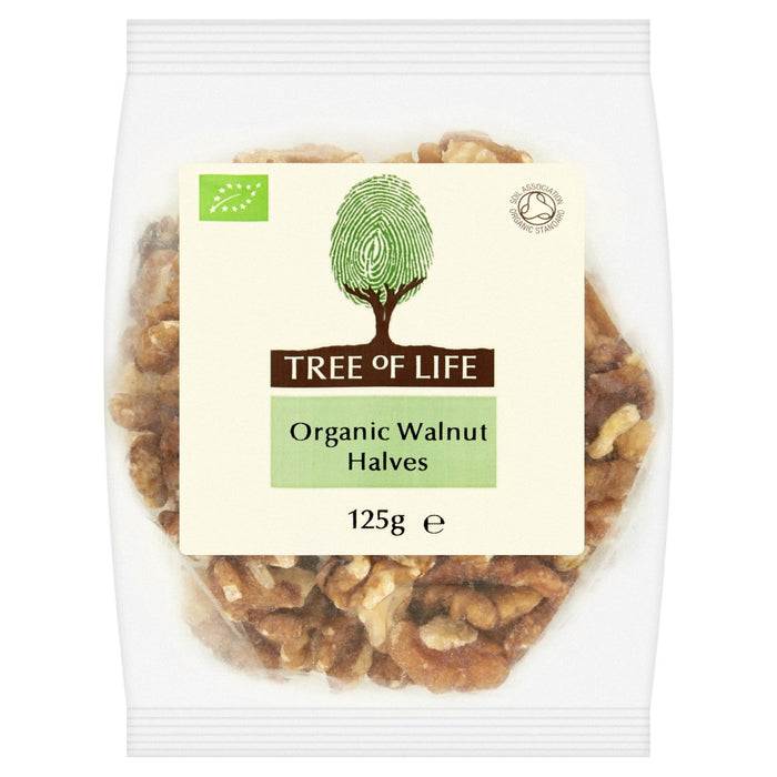 Tree of Life Nueces orgánicas mitades 125 g