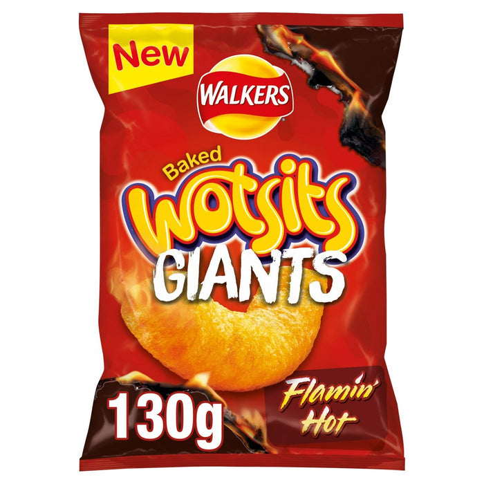 Walkers Wotsits Giants Flamin 'Hot Chips 130g