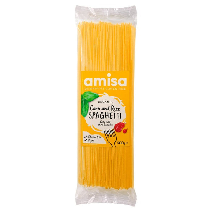 Amisa Organic Gluten Free Corn & Rice Spaghetti 500G