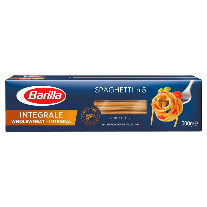 Barilla Pâtes de blé entier Spaghetti Pâches de grain entier 500G