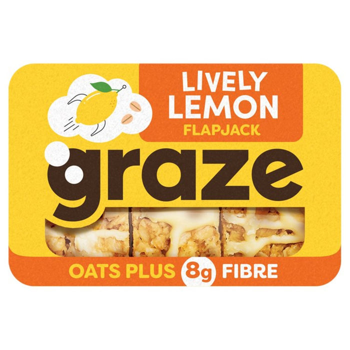 Graze Flapjack Lively Lemon 53G