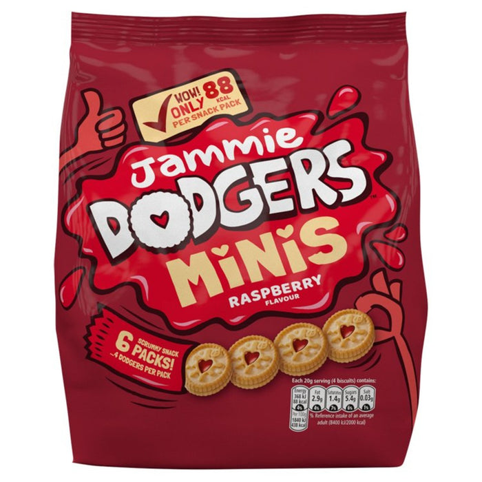 Jammie Dodgers Minis 6 x 20g