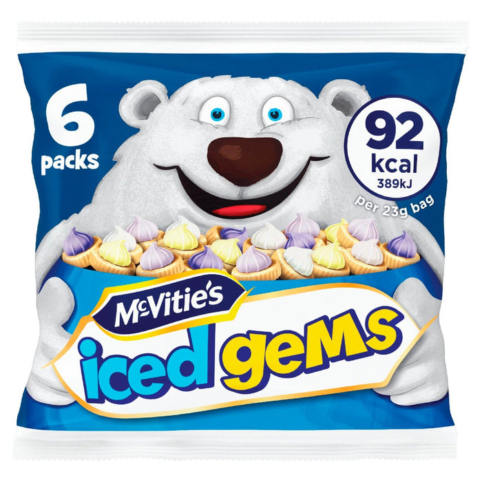 Gemas heladas de McVitie 6 x 23g