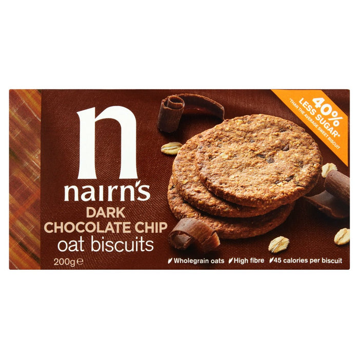 Nairns Dark Chocolate Chip Oat Biscuits 200g