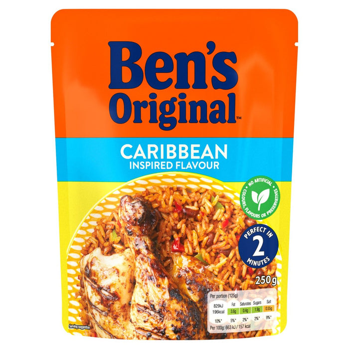 Rice micro-ondes des Caraïbes de Ben 250g