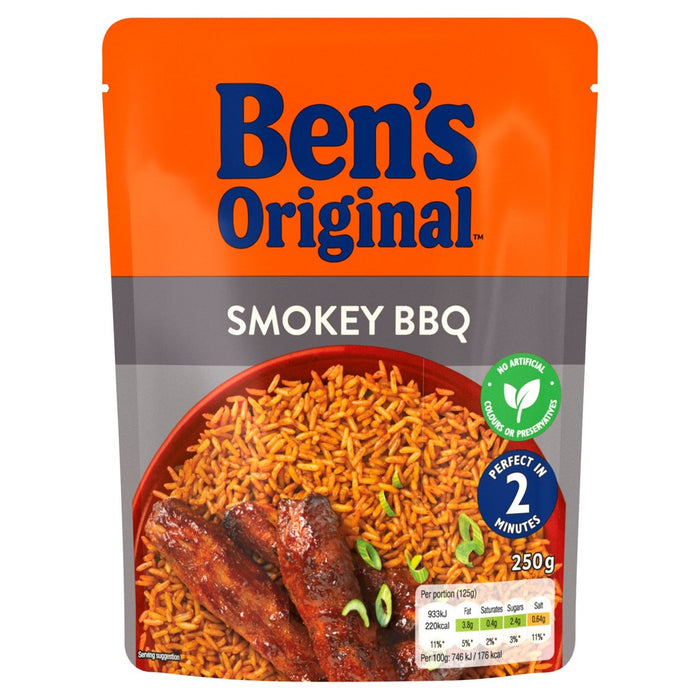 Bens Riz micro-ondes BBS à Smokey Original 250G