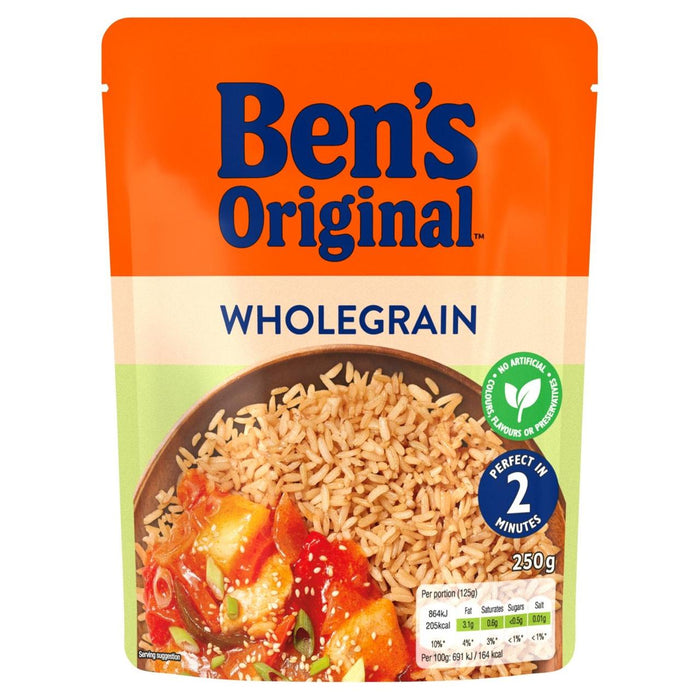 BENS BEN Original WholeGrain Microwave Rice 250G