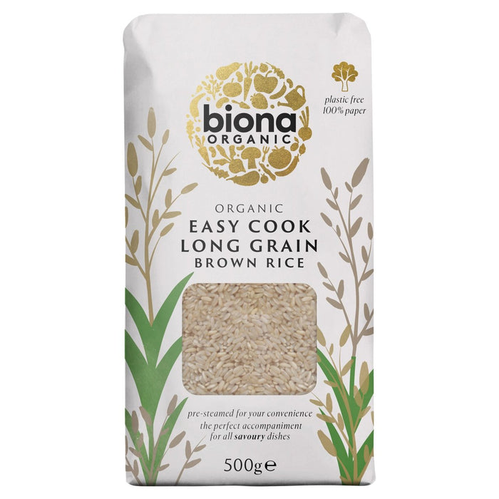 Biona Organic Easy Cook Brown Rice 500G