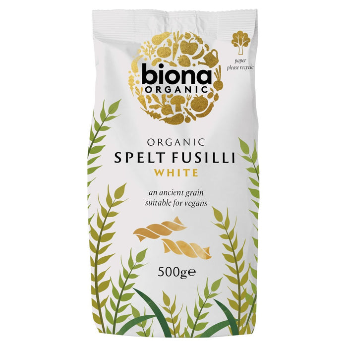 Biona orgánica ortografía fusilli blanca 500g