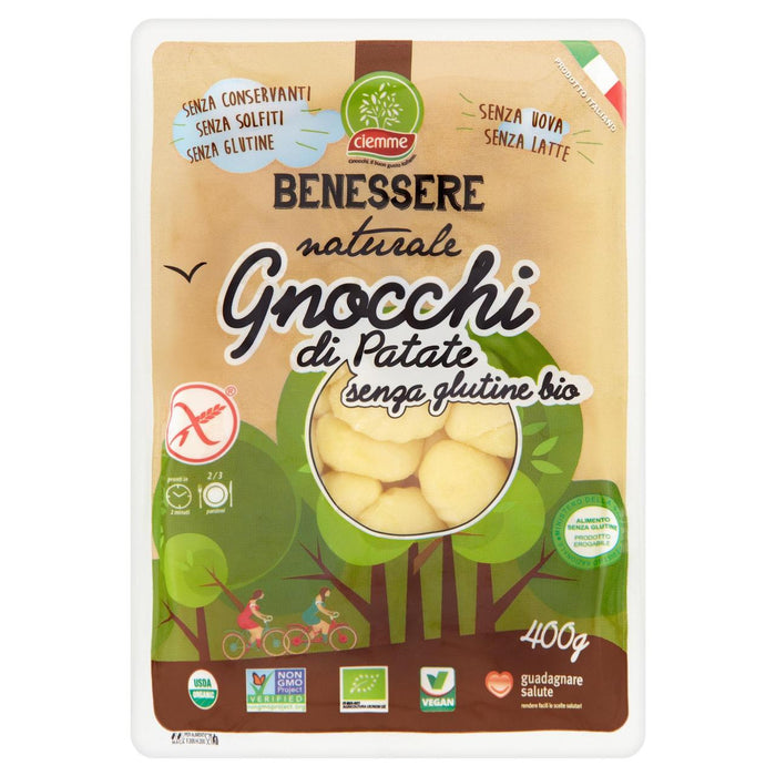 Ciemme Gnocchi orgánico sin gluten 400G