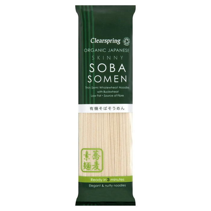 Clearspring organischer dünner Soba Somen Nudeln 200g