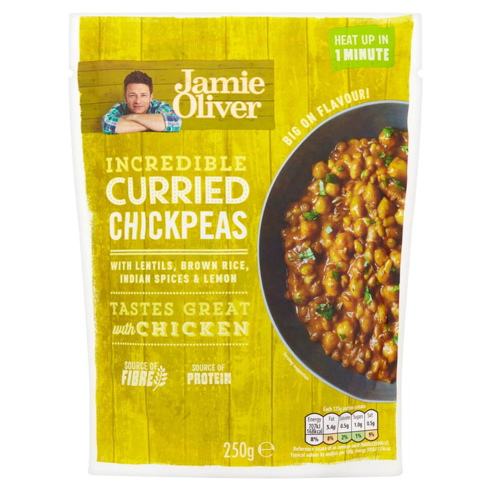 Chice de pois chiches Jamie Oliver prêt à manger 250g