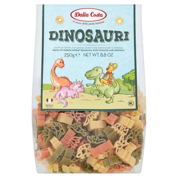 Dalla Costa Tri Colour Dinasouri Pasta 250g