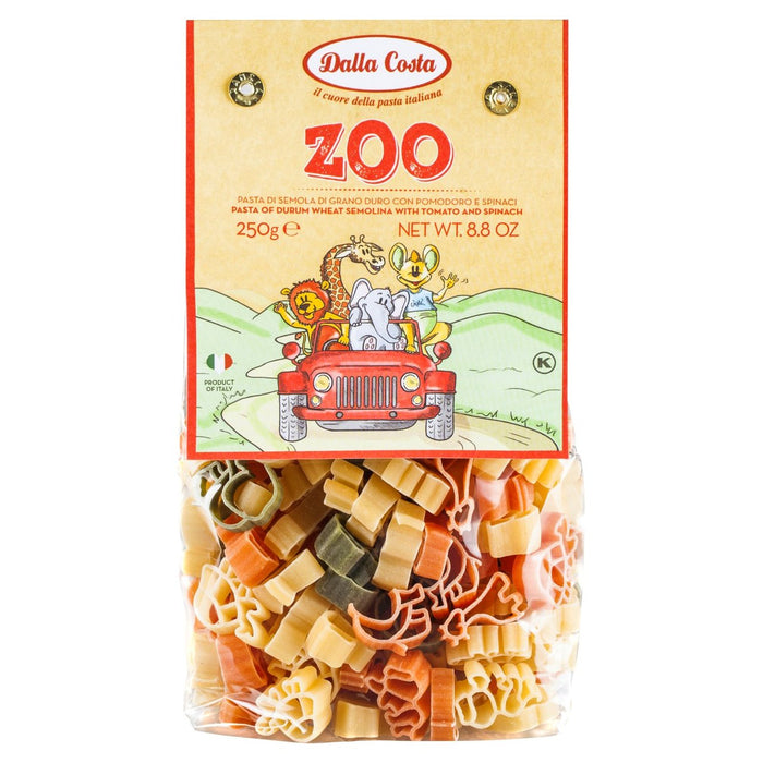 Dalla Costa Tri Color Zoo Pasta 250g