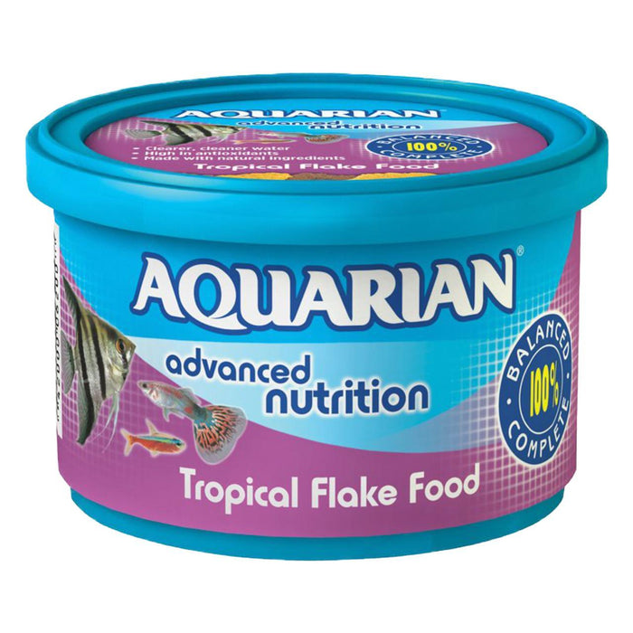 Alimento para Peces Tropicales de Acuario en Copos 50g 