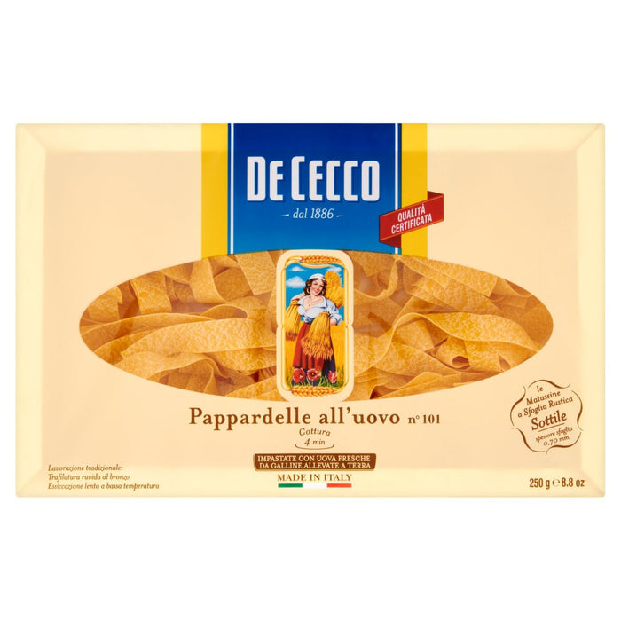 De Cecco Egg Pappardelle 250G