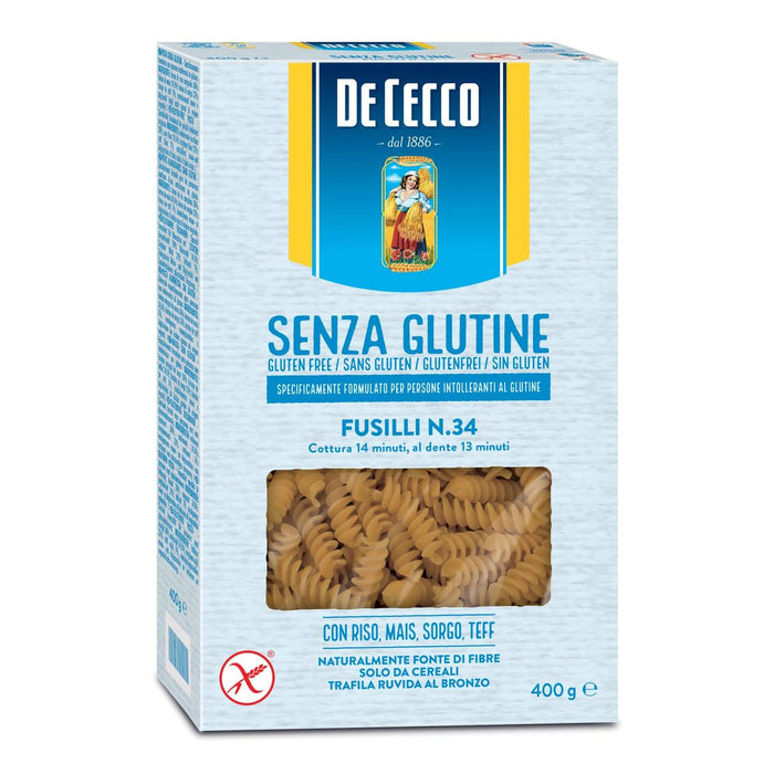 De Cecco Gluten Free Pasta Fusilli 400G