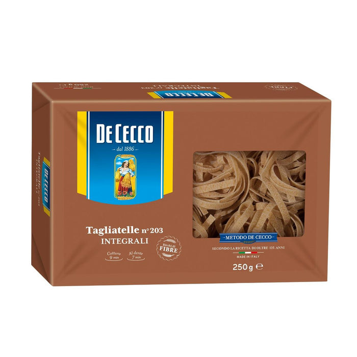 De Cecco Vollkorn -Weizen -Tagliatelle 250g