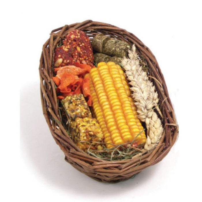 Boredom Breaker Natural Treats Willow Treat Basket