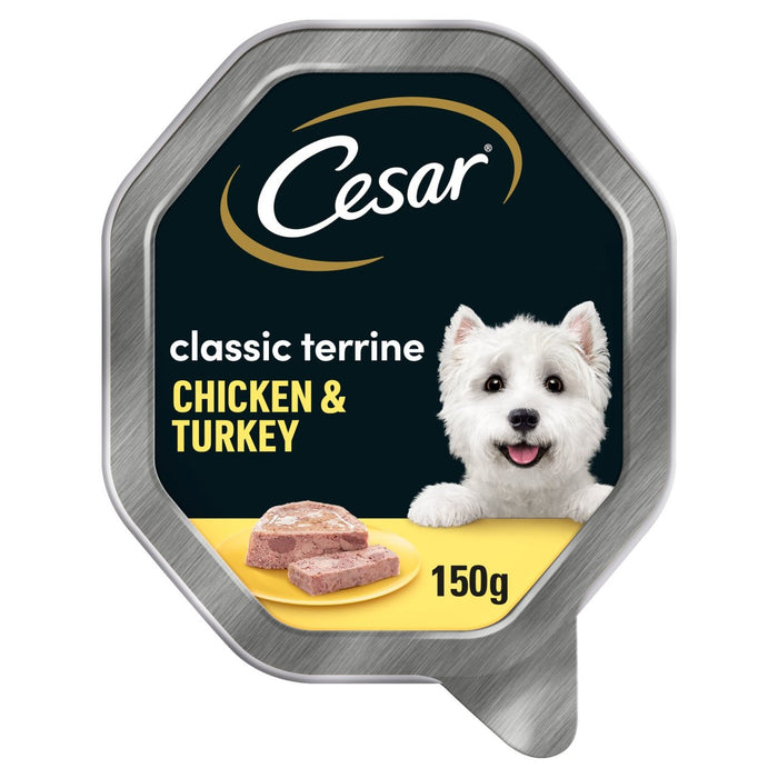 Cesar Terrina Clásica con Pollo y Pavo 150g 