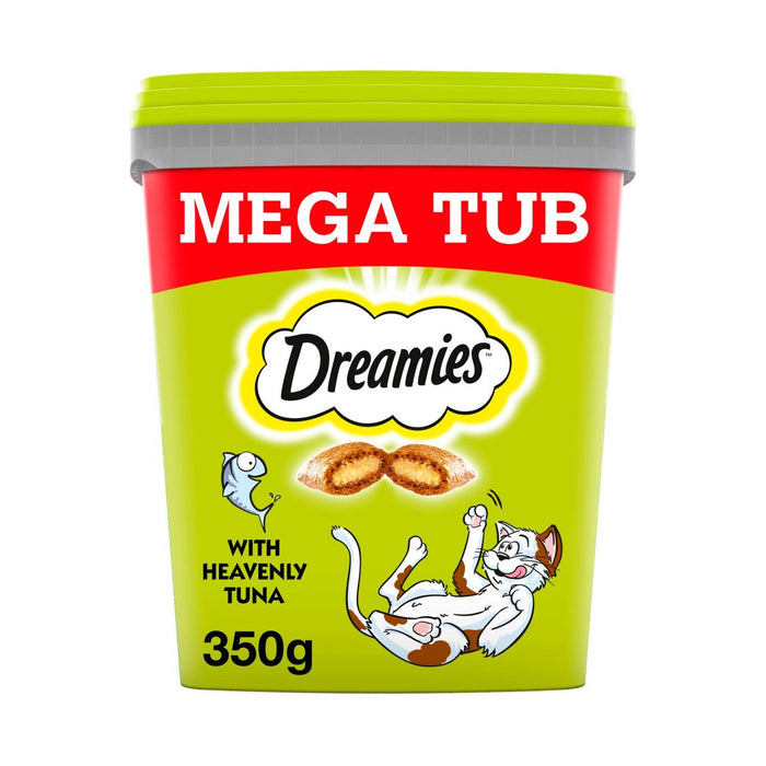 Dreamies Adult 1+ Golosinas para Gatos con Atún Tarrina 350g 