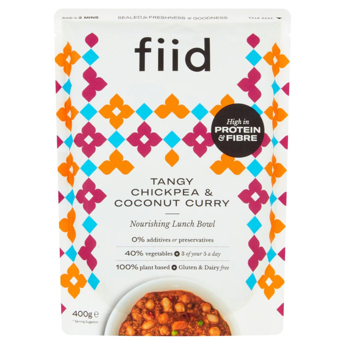 Fiid anangy garbanzos y curry de coco 400g