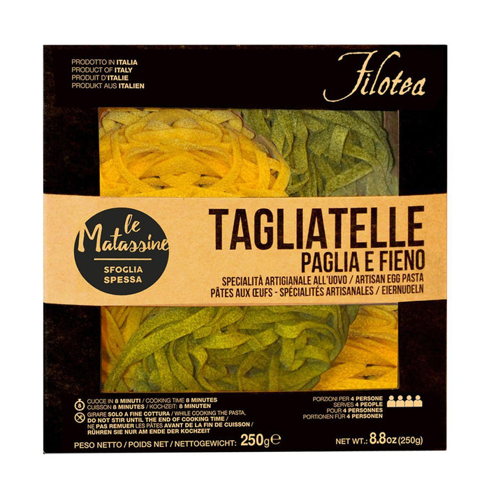 Filotea Le Matassine Tagliatelle Paglia e Fieno Nest Artisan Egg Pasta 250g