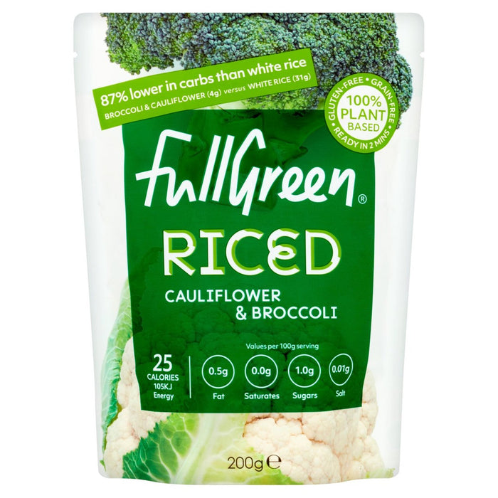 Fullgreen Riced Cauliflower with Broccoli 200g