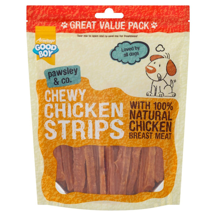 Good Boy Chewy Chicken Strips Dog Treats 350g