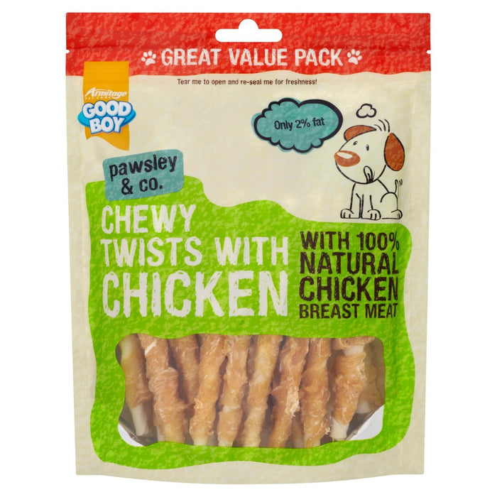 Good Boy Chewy Chicken Twisterhers Hund behandelt 320g