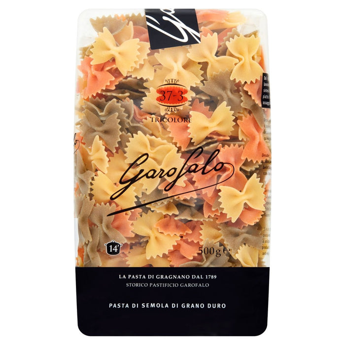 Pâtes Garofalo Farfalle Tricolore 500G