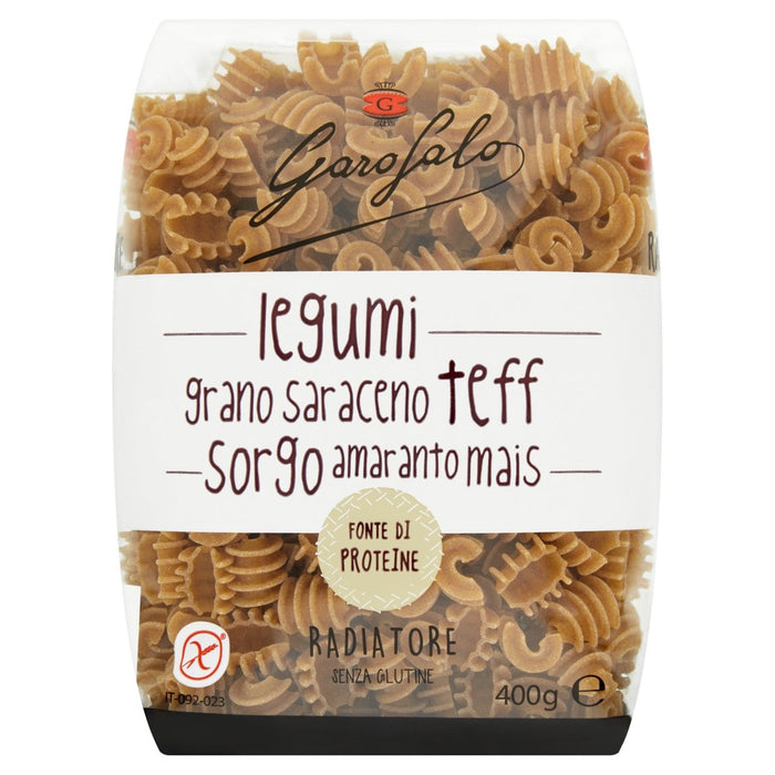 Pâtes Garofalo Gluten Free Radiatori avec légumineuses et céréales 400g