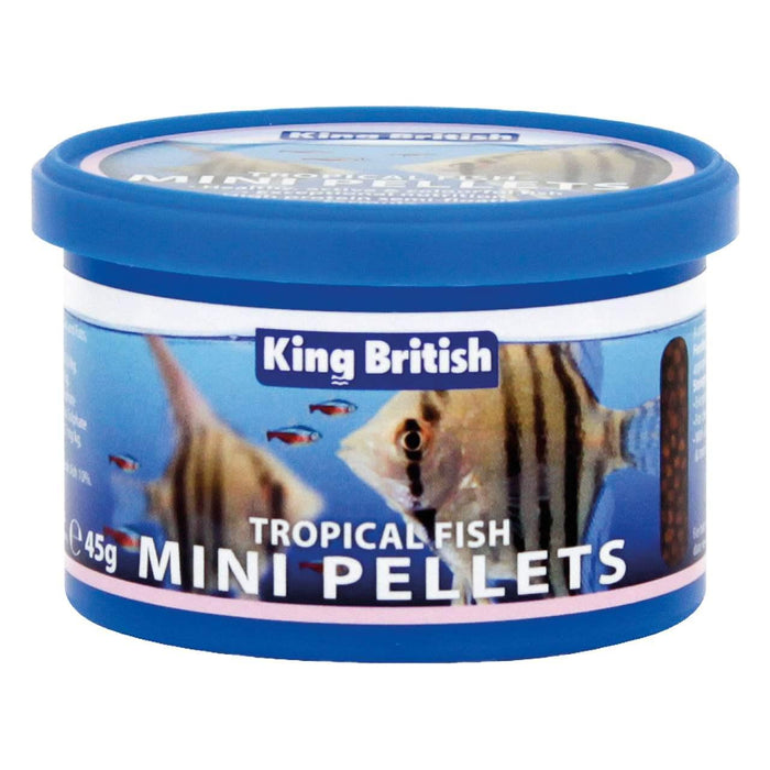 King British Tropical Fish Mini Pellets 45g