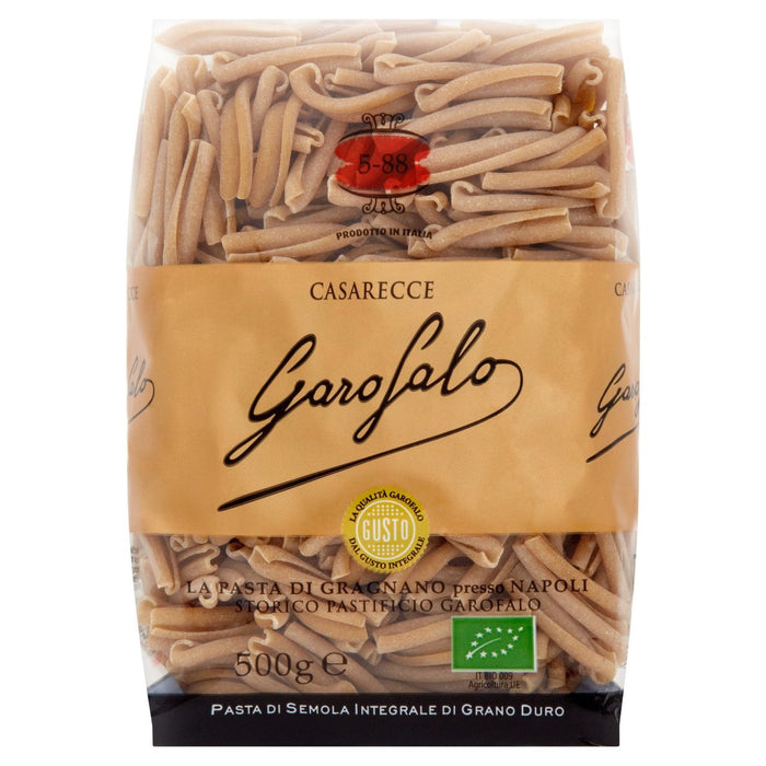 Garofalo Organic Whole Wheat Casarecce Pasta 500G