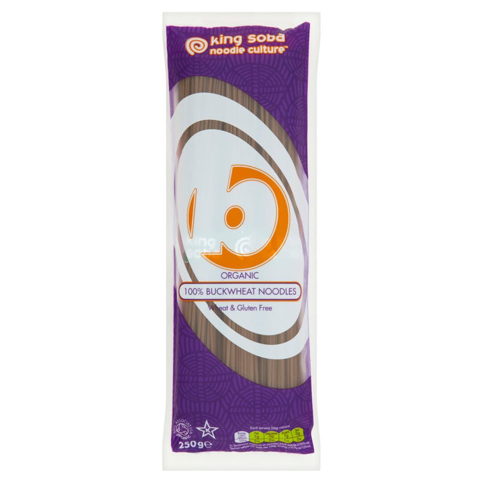 King Soba Orgánico 100% Fideos de trigo sarraceno 250G