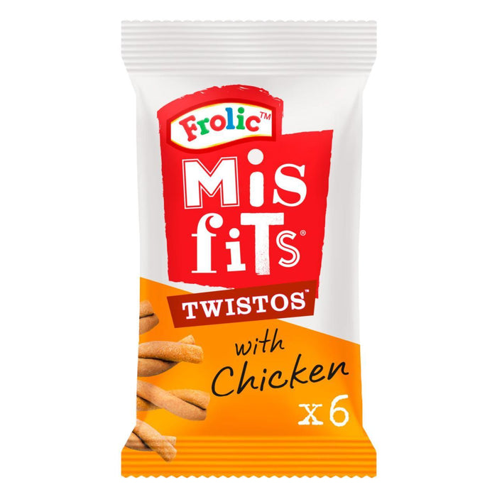 Misfits Twistos Dog Treats with Chicken 105g